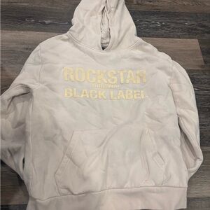 Rockstar Original Black Label Cream Hoodie